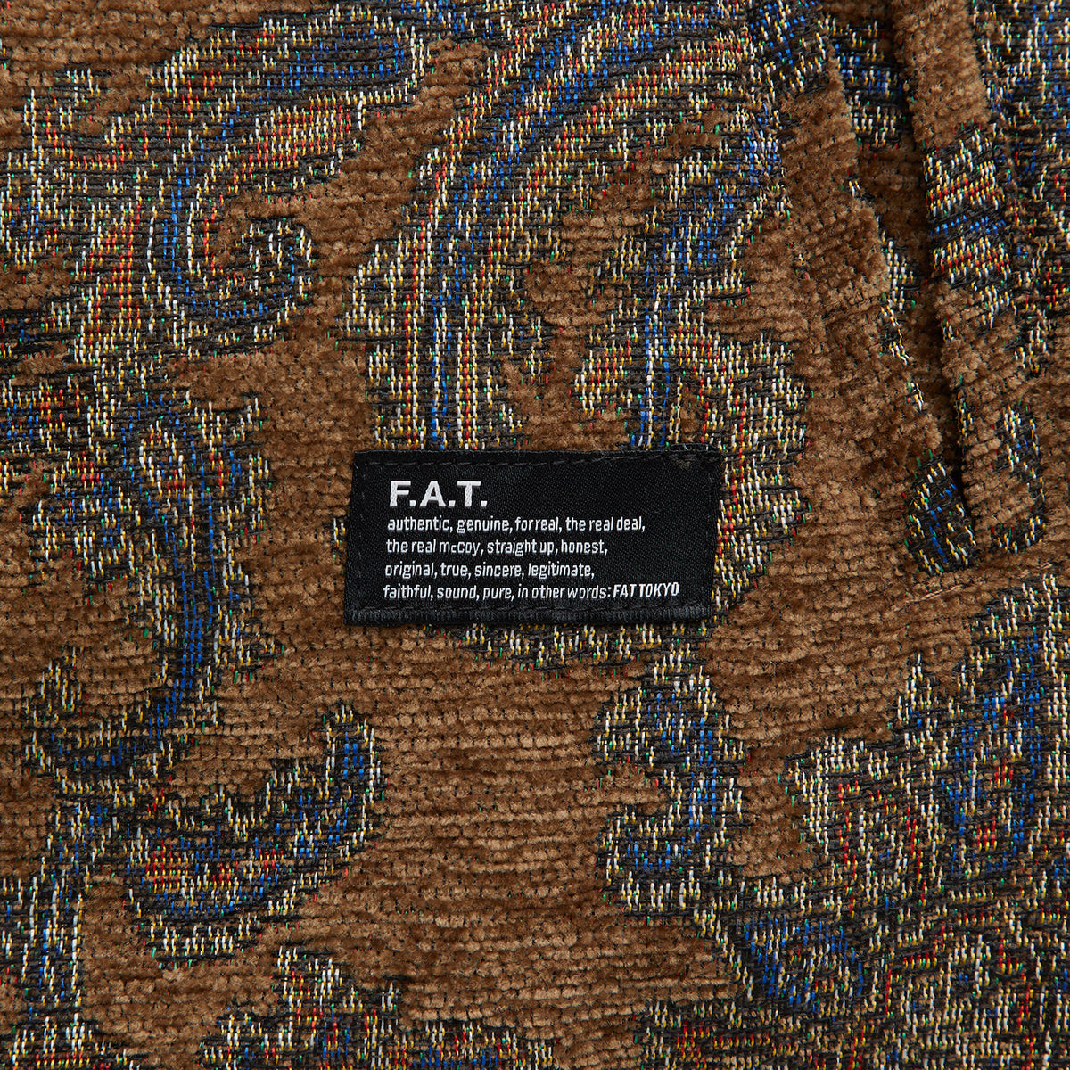 FAT GOOPERS エフエイティー グーパーズ F32520-JK10【メンズ アウター ゴブラン ブルゾン スタジャン ジャケット クラシック 25FW】