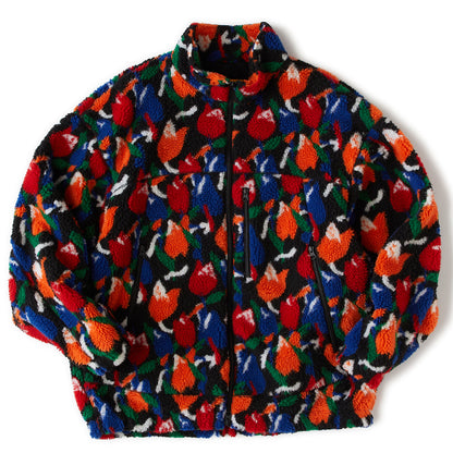 FAT MURONE "TULIPS" エフエイティー MURONE "チューリップス" F32520-JK12【メンズ アウター コラボ ブルゾン ボアフリース スタンドカラー コラボ 25FW】