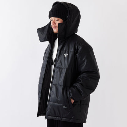 FAT BEEBUBBLE エフエイティー ビーバブル F32520-JK15【メンズ 中綿ジャケット シンサレート 合皮 防寒 アウター 25FW】