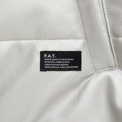 FAT BEEBUBBLE エフエイティー ビーバブル F32520-JK15【メンズ 中綿ジャケット シンサレート 合皮 防寒 アウター 25FW】