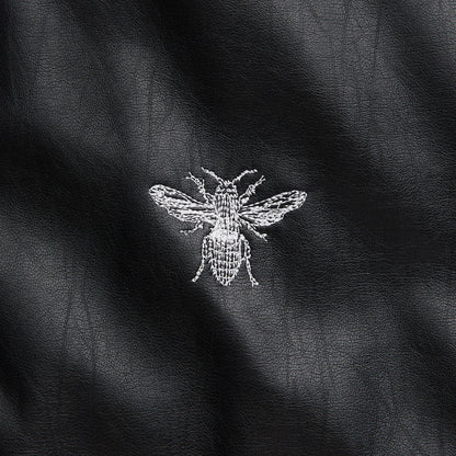 FAT BEEZZLER エフエイティー ビーズラー F32520-JK18【メンズ ブルゾン 合皮 中綿ジャケット ジップアップ 防寒 25FW】