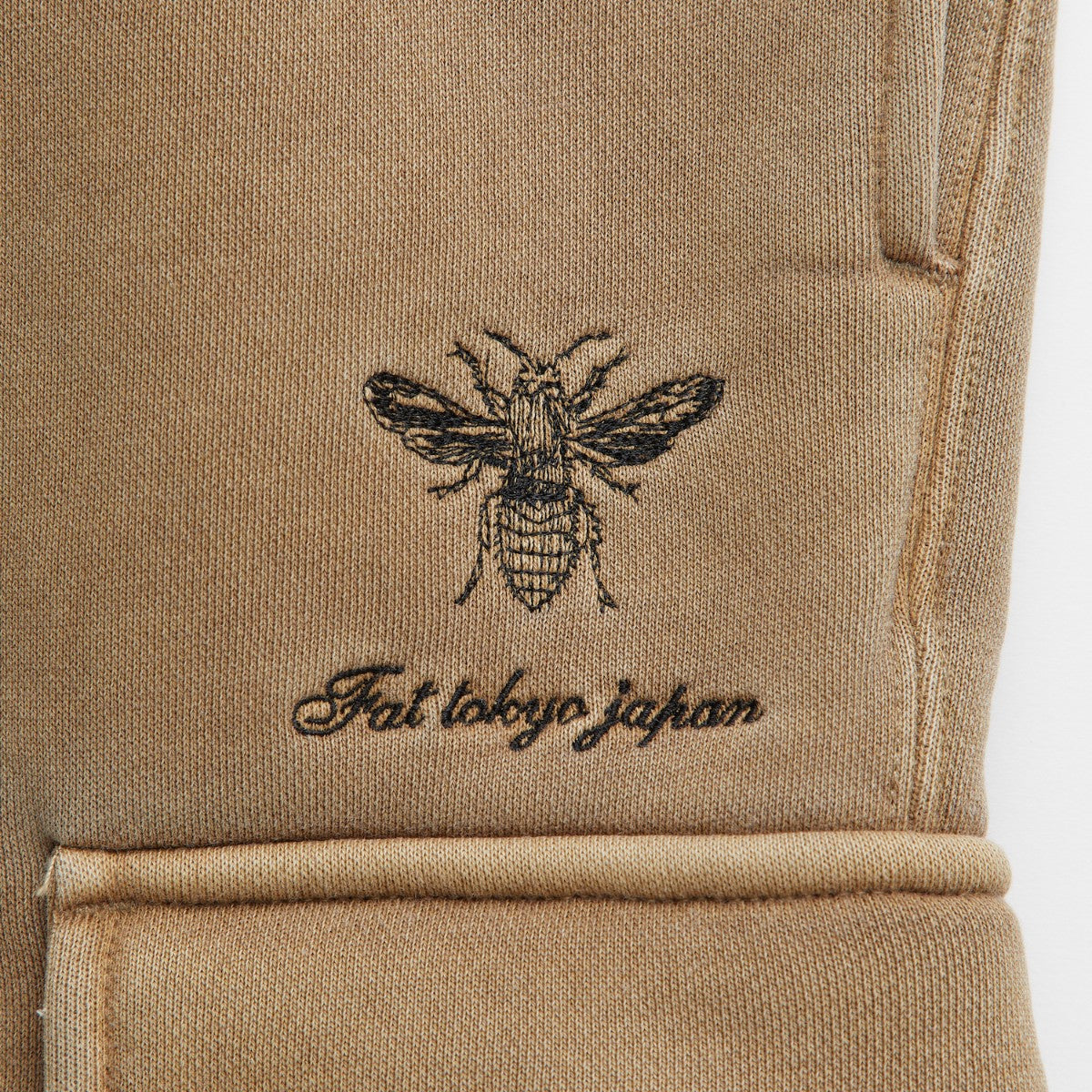 FAT FADEMENT.CARGO エフエイティー フェイドメント.カーゴ F32520-PN17【メンズ カーゴパンツ スウェット 刺繍 裏毛 セットアップ可 25FW】