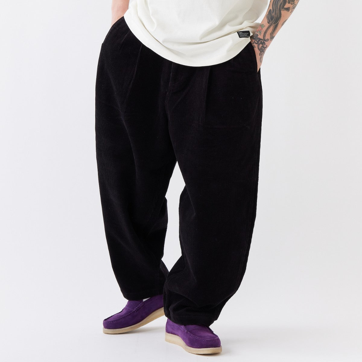 FAT WALLIES エフエイティー ウォリーズ F32520-PN20【メンズ コーデュロイパンツ ワイドテーパード 秋冬 コラボ 25FW】