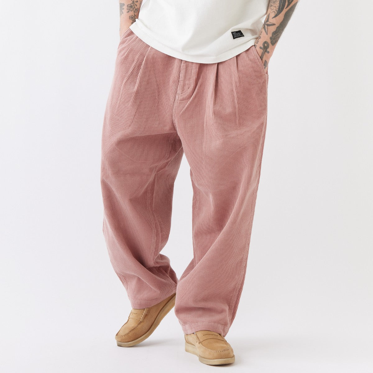 FAT WALLIES エフエイティー ウォリーズ F32520-PN20【メンズ コーデュロイパンツ ワイドテーパード 秋冬 コラボ 25FW】