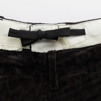 FAT MEGANATIVE エフエイティー メガネイティブ F32520-PN23【メンズ ワイドパンツ コーデュロイ ネイティブ柄 イージーパンツ 秋冬 25FW】