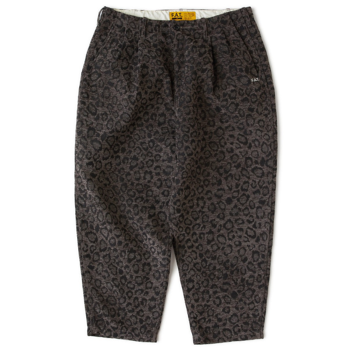 FAT GOBEROUSER エフエイティー ゴベラウザー F32520-PN25【メンズ ワイドパンツ ゴブランジャガード アニマル柄 イージーパンツ 秋冬 25FW】