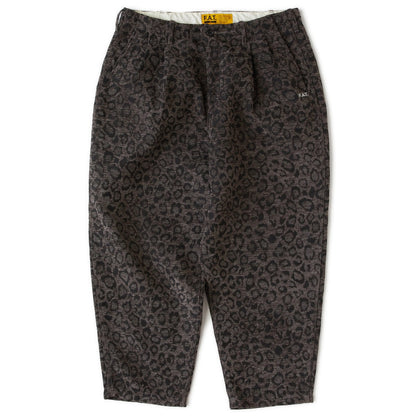 FAT GOBEROUSER エフエイティー ゴベラウザー F32520-PN25【メンズ ワイドパンツ ゴブランジャガード アニマル柄 イージーパンツ 秋冬 25FW】