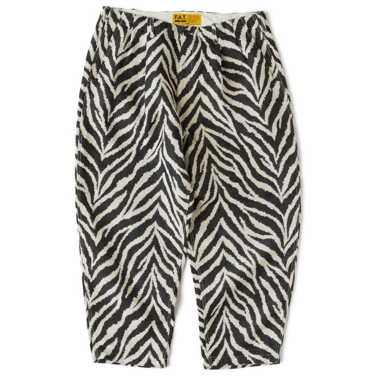 FAT GOBEROUSER エフエイティー ゴベラウザー F32520-PN25【メンズ ワイドパンツ ゴブランジャガード アニマル柄 イージーパンツ 秋冬 25FW】