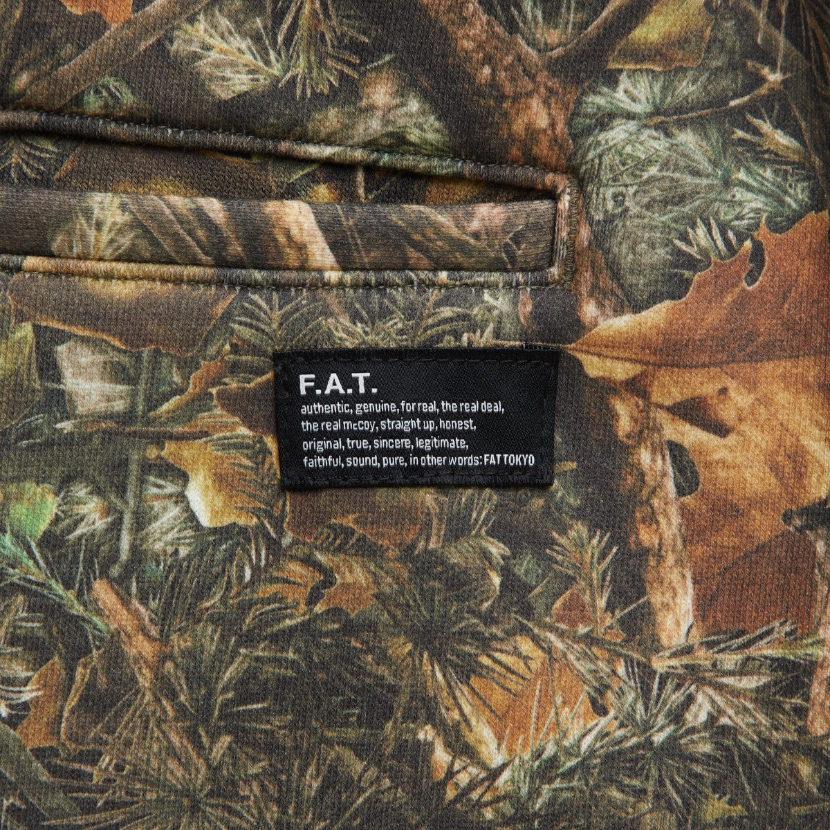 FAT WOODSFIELD.CARGO エフエイティー ウッズフィールド.カーゴ F32520-PN29【メンズ スウェットパンツ カーゴ カモフラージュ 25FW】