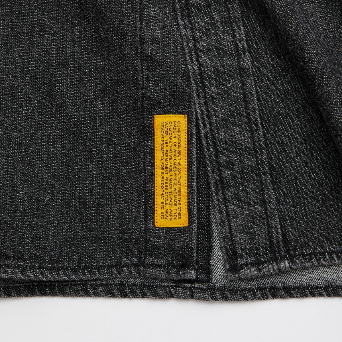 FAT DENIFORM エフエイティー デニフォーム F32520-SH08【メンズ ワークシャツ デニムシャツ ビッグシルエット ケミカルウォッシュ 刺繍ロゴ 25FW】