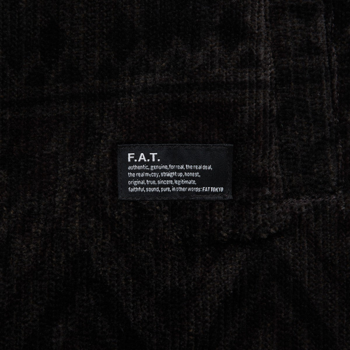 FAT NATIGAN エフエイティー ネイティガン F32520-SH16【メンズ スナップカーディガン コーデュロイ ネイティブ柄 リラックスシルエット 秋冬 25FW】