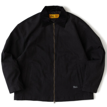 FAT BRUZZLER エフエイティー ブルズラー F32520-SH17【メンズ ブルゾン ストレッチツイル コーデュロイ衿 リラックスシルエット 秋冬 25FW】