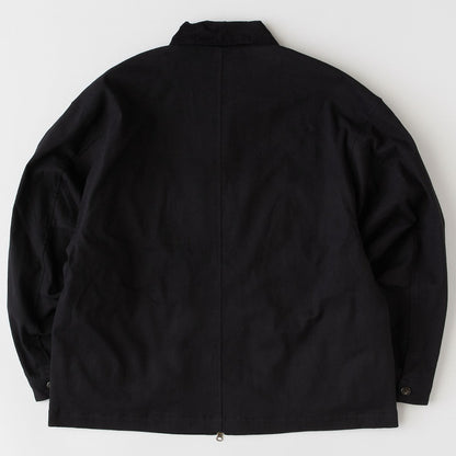 FAT BRUZZLER エフエイティー ブルズラー F32520-SH17【メンズ ブルゾン ストレッチツイル コーデュロイ衿 リラックスシルエット 秋冬 25FW】
