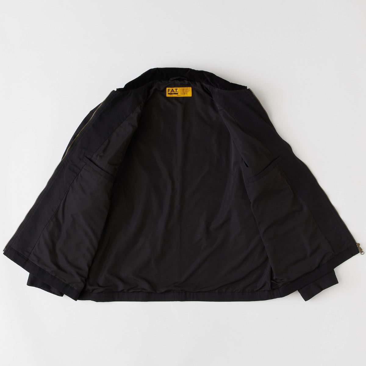 FAT BRUZZLER エフエイティー ブルズラー F32520-SH17【メンズ ブルゾン ストレッチツイル コーデュロイ衿 リラックスシルエット 秋冬 25FW】