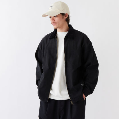FAT BRUZZLER エフエイティー ブルズラー F32520-SH17【メンズ ブルゾン ストレッチツイル コーデュロイ衿 リラックスシルエット 秋冬 25FW】