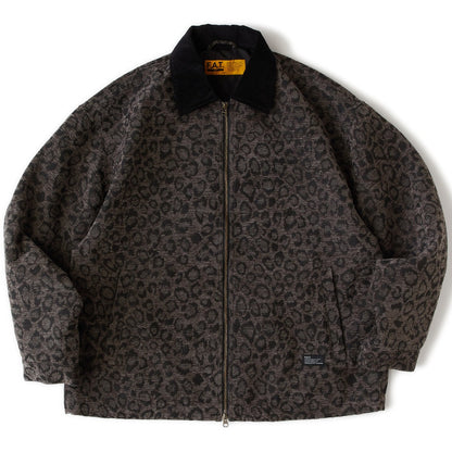 FAT GOBEZZLER エフエイティー ゴベズラー F32520-SH18【メンズ ゴブランジャガード ブルゾン アニマル柄 リラックスシルエット 秋冬 25FW】