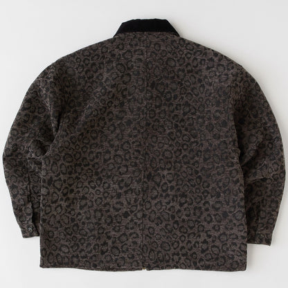 FAT GOBEZZLER エフエイティー ゴベズラー F32520-SH18【メンズ ゴブランジャガード ブルゾン アニマル柄 リラックスシルエット 秋冬 25FW】