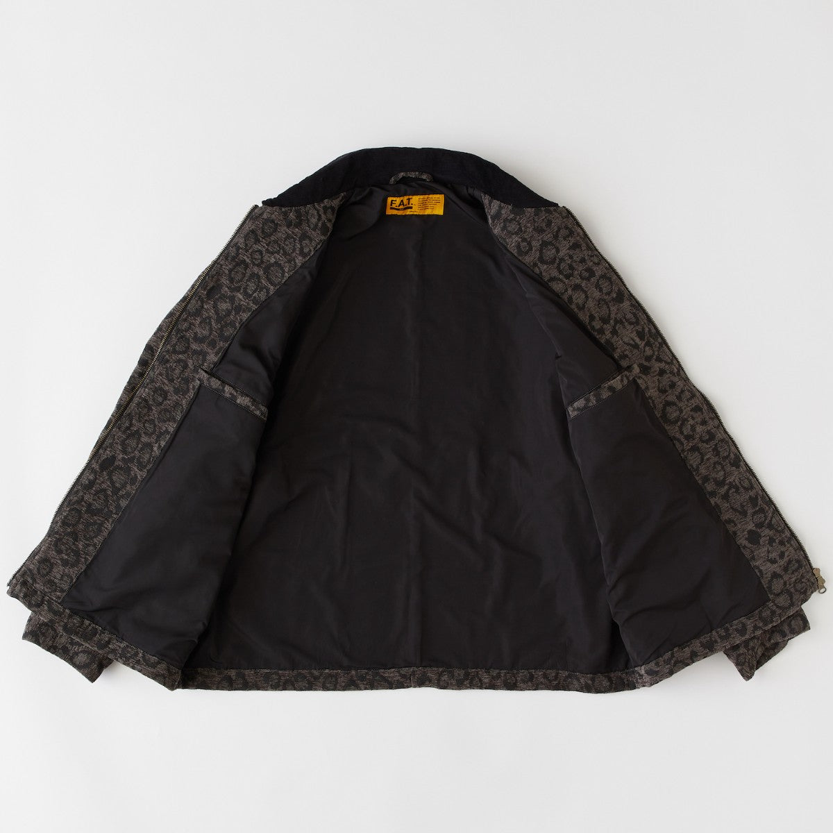 FAT GOBEZZLER エフエイティー ゴベズラー F32520-SH18【メンズ ゴブランジャガード ブルゾン アニマル柄 リラックスシルエット 秋冬 25FW】