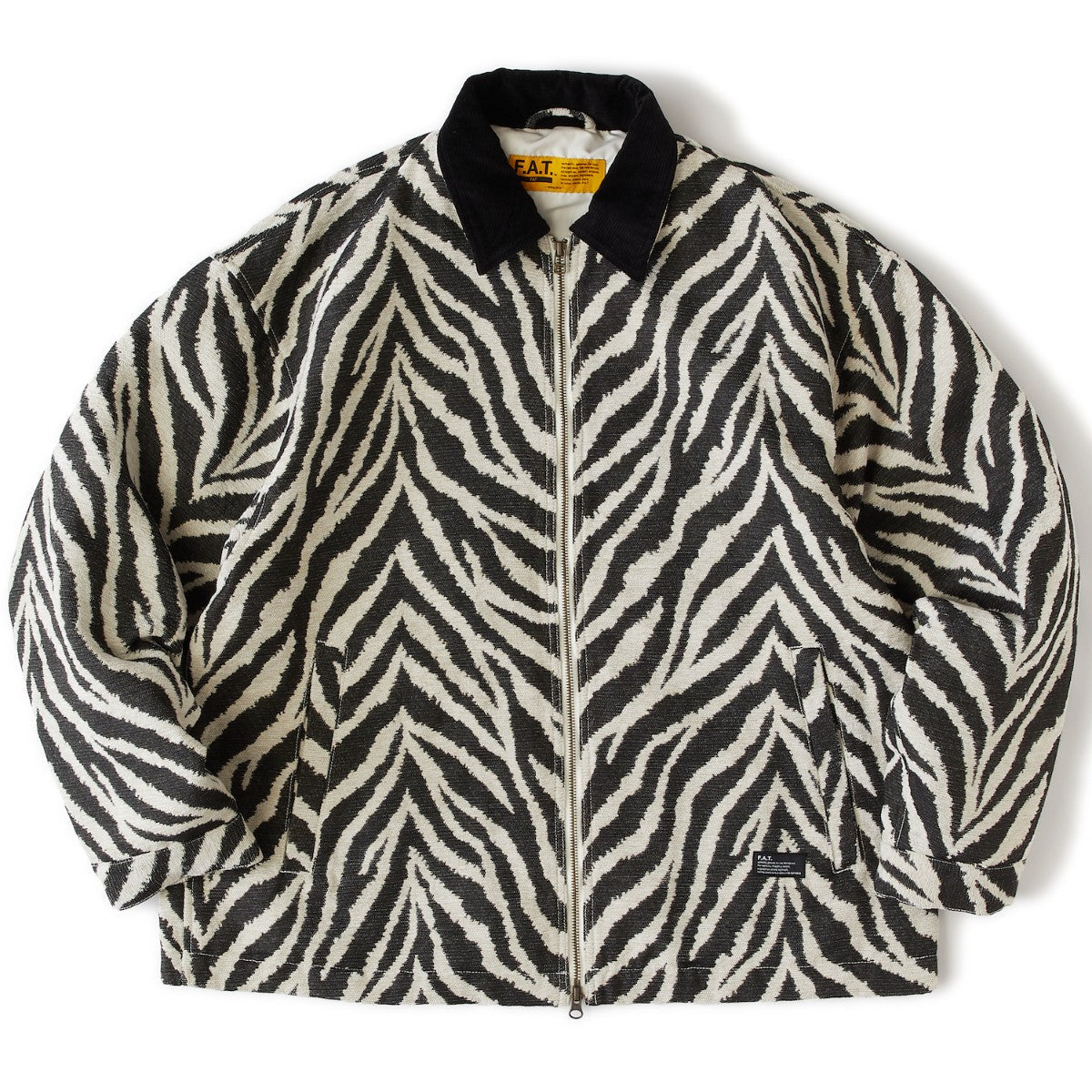 FAT GOBEZZLER エフエイティー ゴベズラー F32520-SH18【メンズ ゴブランジャガード ブルゾン アニマル柄 リラックスシルエット 秋冬 25FW】