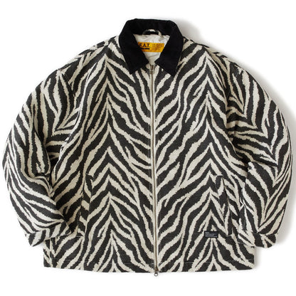 FAT GOBEZZLER エフエイティー ゴベズラー F32520-SH18【メンズ ゴブランジャガード ブルゾン アニマル柄 リラックスシルエット 秋冬 25FW】