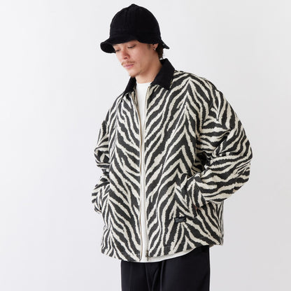 FAT GOBEZZLER エフエイティー ゴベズラー F32520-SH18【メンズ ゴブランジャガード ブルゾン アニマル柄 リラックスシルエット 秋冬 25FW】