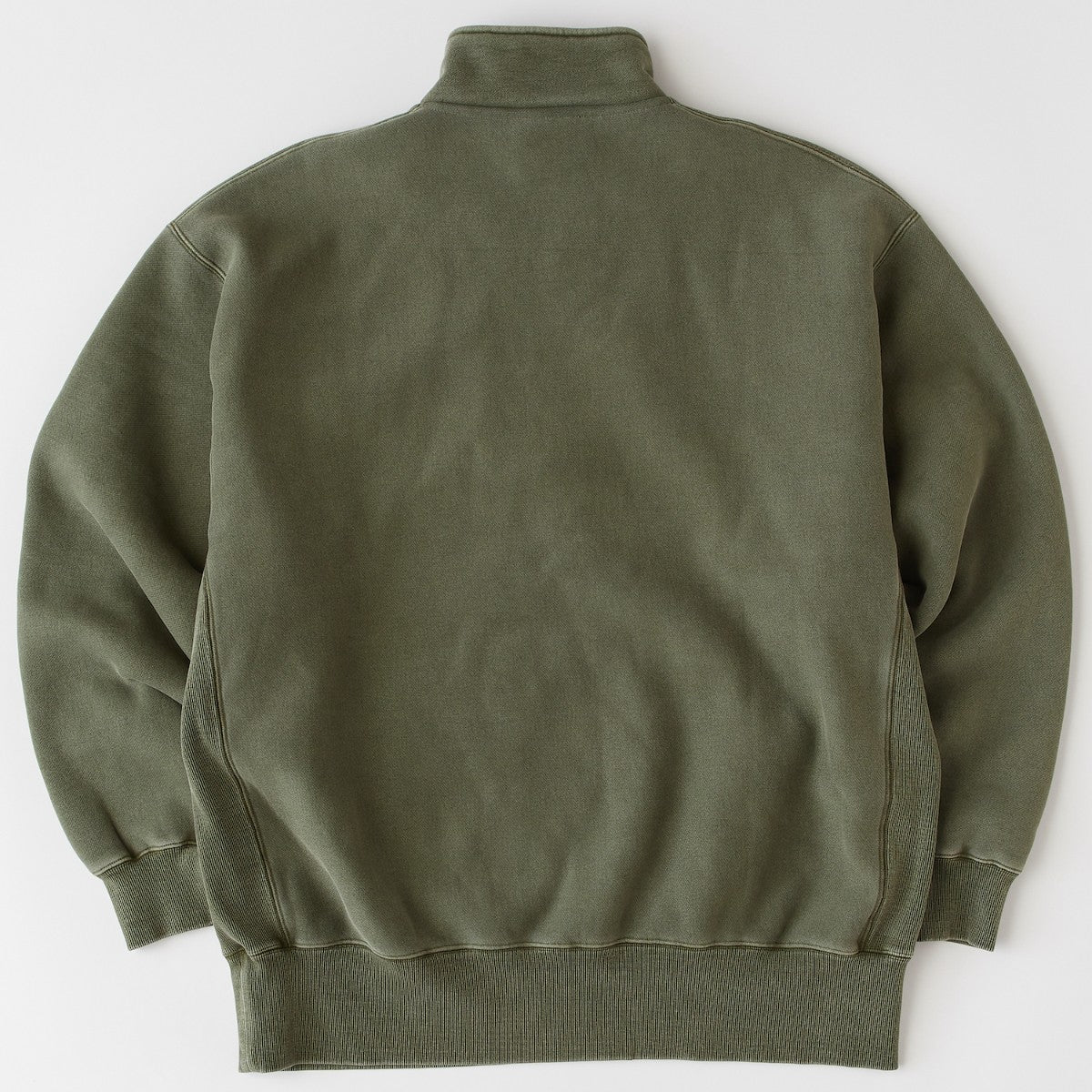 FAT FADEMENT.ZIP エフエイティー フェイドメント.ジップ F32520-SW07【メンズ トップス スウェット ハーフジップ 刺繍 裏毛 セットアップ可 25FW】