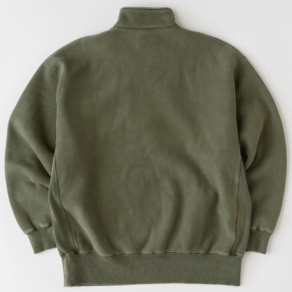 FAT FADEMENT.ZIP エフエイティー フェイドメント.ジップ F32520-SW07【メンズ トップス スウェット ハーフジップ 刺繍 裏毛 セットアップ可 25FW】