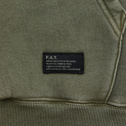 FAT FADEMENT.ZIP エフエイティー フェイドメント.ジップ F32520-SW07【メンズ トップス スウェット ハーフジップ 刺繍 裏毛 セットアップ可 25FW】