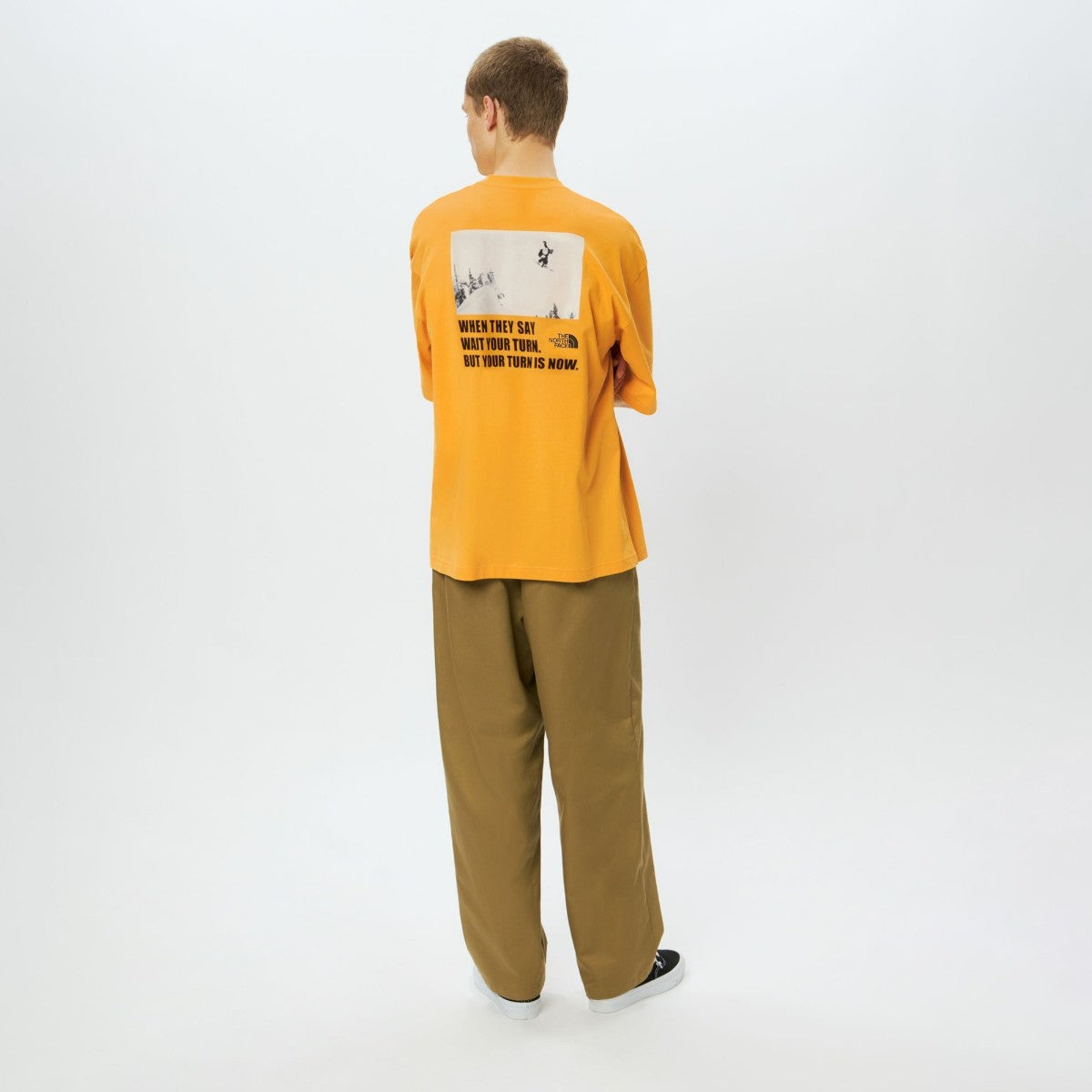 THE NORTH FACE S/S FREERIDE TEE ザ・ノース・フェイス ショートスリーブフリーライドティー NT82532【メンズ Tシャツ 速乾コットン グラフィックTシャツ カジュアルウェア アウトドア 25FW】