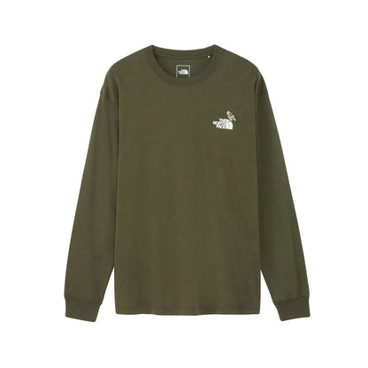 THE NORTH FACE L/S ZOO PICKER TEE ザ・ノース・フェイス ロングスリーブズーピッカーティー NT82536【メンズ 長袖Tシャツ ワンポイント ユニセックス 25FW】