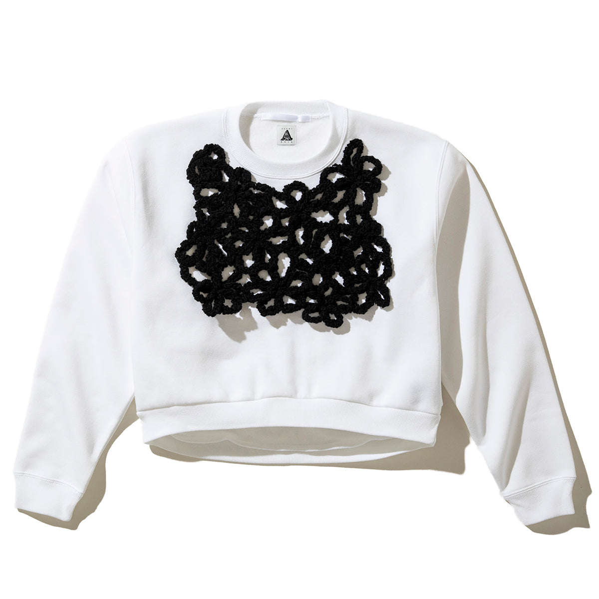 YuumiARIA EMBROIDERY SWEAT ユウミアリア エンブロイダリースウェット 252-AC008【レディース スウェット 長袖 刺繍 25FW】