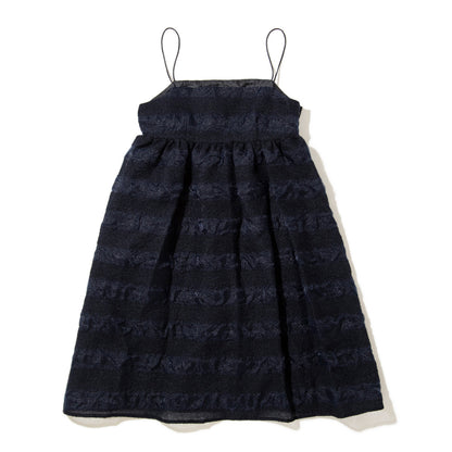 YuumiARIA CAMISOLE ONE-PIECE ユウミアリア キャミソールワンピース  252-AS004-NVY【レディース キャミワンピ ポリエステル素材 25FW】
