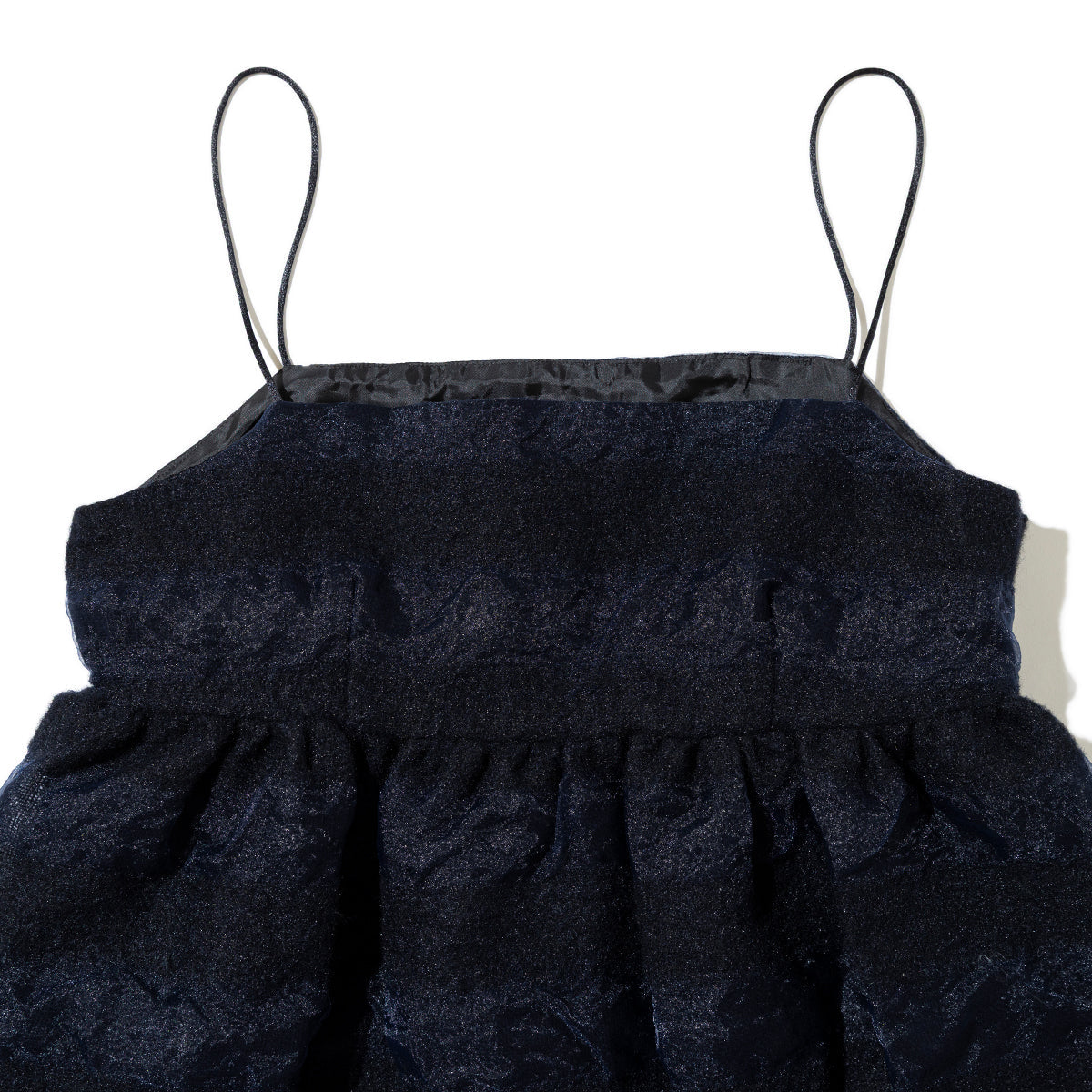 YuumiARIA CAMISOLE ONE-PIECE ユウミアリア キャミソールワンピース  252-AS004-NVY【レディース キャミワンピ ポリエステル素材 25FW】