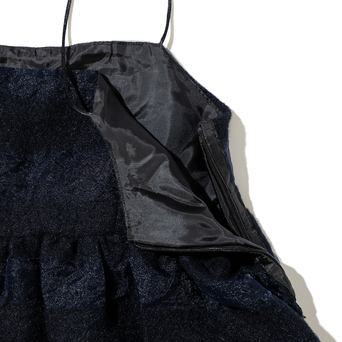 YuumiARIA CAMISOLE ONE-PIECE ユウミアリア キャミソールワンピース  252-AS004-NVY【レディース キャミワンピ ポリエステル素材 25FW】