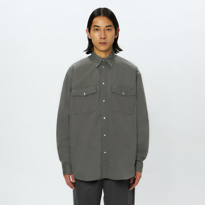 THE NORTH FACE L/S ROCK STEADY CHINO SHIRT ザ・ノース・フェイス ロングスリーブロックステディチノシャツ NR62531【メンズ チノシャツ 速乾素材 カジュアルシャツ デイリーウェア アウトドア 25FW】