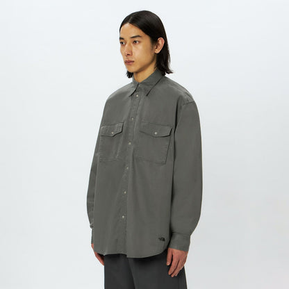 THE NORTH FACE L/S ROCK STEADY CHINO SHIRT ザ・ノース・フェイス ロングスリーブロックステディチノシャツ NR62531【メンズ チノシャツ 速乾素材 カジュアルシャツ デイリーウェア アウトドア 25FW】