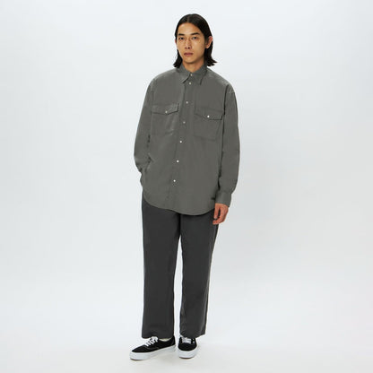 THE NORTH FACE L/S ROCK STEADY CHINO SHIRT ザ・ノース・フェイス ロングスリーブロックステディチノシャツ NR62531【メンズ チノシャツ 速乾素材 カジュアルシャツ デイリーウェア アウトドア 25FW】