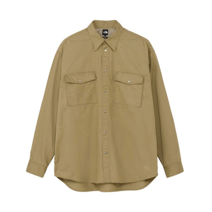 THE NORTH FACE L/S ROCK STEADY CHINO SHIRT ザ・ノース・フェイス ロングスリーブロックステディチノシャツ NR62531【メンズ チノシャツ 速乾素材 カジュアルシャツ デイリーウェア アウトドア 25FW】