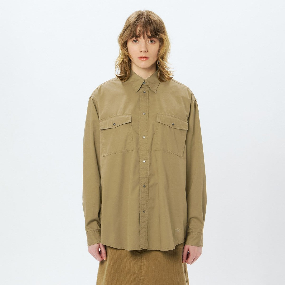 THE NORTH FACE L/S ROCK STEADY CHINO SHIRT ザ・ノース・フェイス ロングスリーブロックステディチノシャツ NR62531【メンズ チノシャツ 速乾素材 カジュアルシャツ デイリーウェア アウトドア 25FW】