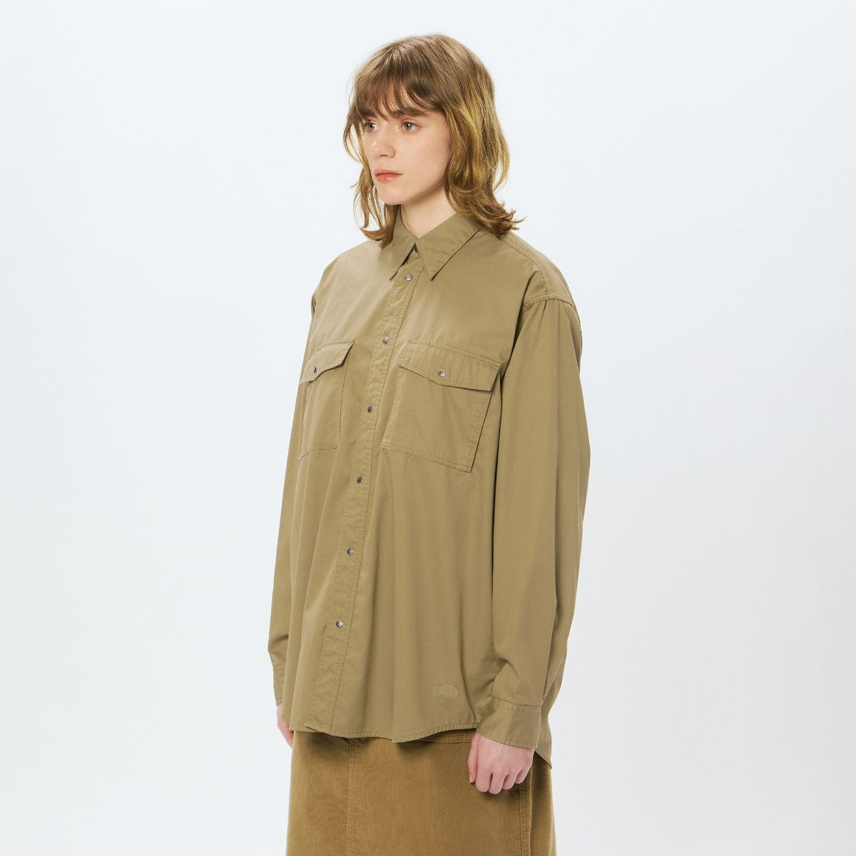 THE NORTH FACE L/S ROCK STEADY CHINO SHIRT ザ・ノース・フェイス ロングスリーブロックステディチノシャツ NR62531【メンズ チノシャツ 速乾素材 カジュアルシャツ デイリーウェア アウトドア 25FW】