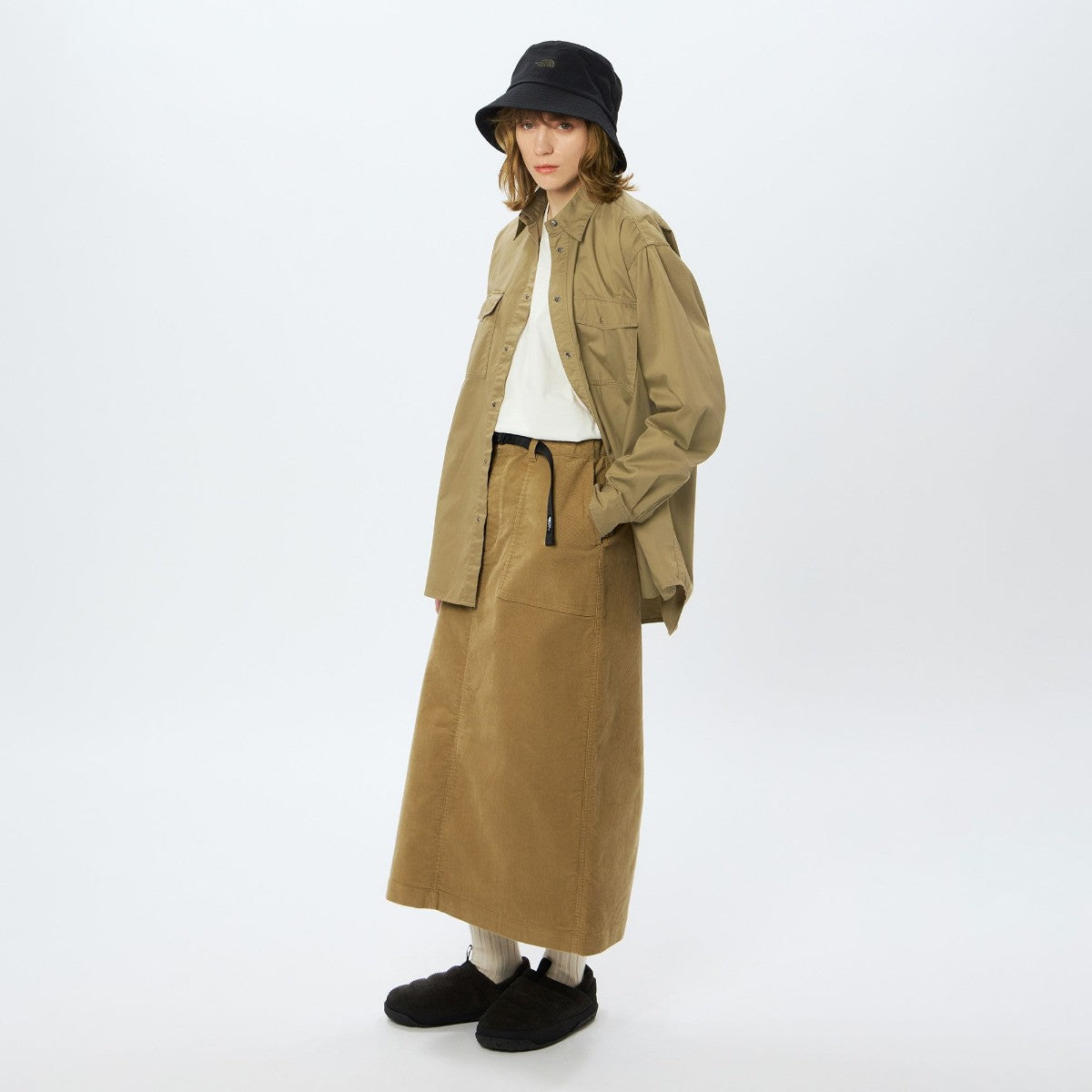 THE NORTH FACE L/S ROCK STEADY CHINO SHIRT ザ・ノース・フェイス ロングスリーブロックステディチノシャツ NR62531【メンズ チノシャツ 速乾素材 カジュアルシャツ デイリーウェア アウトドア 25FW】