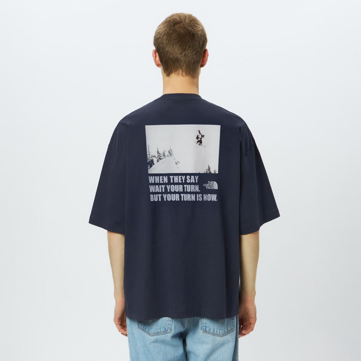 THE NORTH FACE S/S FREERIDE TEE ザ・ノース・フェイス ショートスリーブフリーライドティー NT82532【メンズ Tシャツ 速乾コットン グラフィックTシャツ カジュアルウェア アウトドア 25FW】