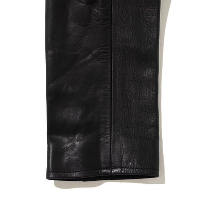 PoI Sailor color leather JKT bm ポィ セーラーカラー レザー ジャケット bm 252-FA02-BLK【レディース 牛革 セーラーカラー 25FW】
