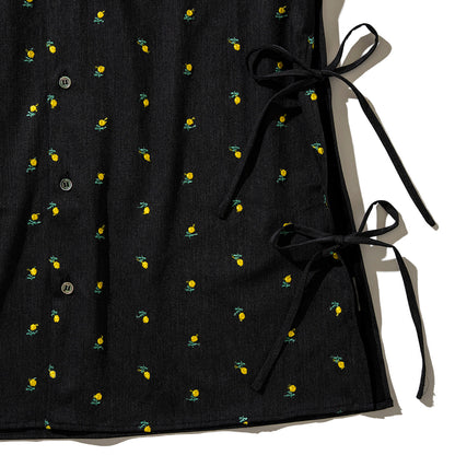 naokitomizuka Flower embroidery ribbon blouse ナオキトミヅカ フラワー エンブロイダリー リボン ブラウス GRNTB015【レディース WOMENブランド 楽天NG 25FW】