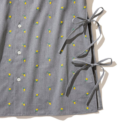 naokitomizuka Flower embroidery ribbon blouse ナオキトミヅカ フラワー エンブロイダリー リボン ブラウス GRNTB015【レディース WOMENブランド 楽天NG 25FW】