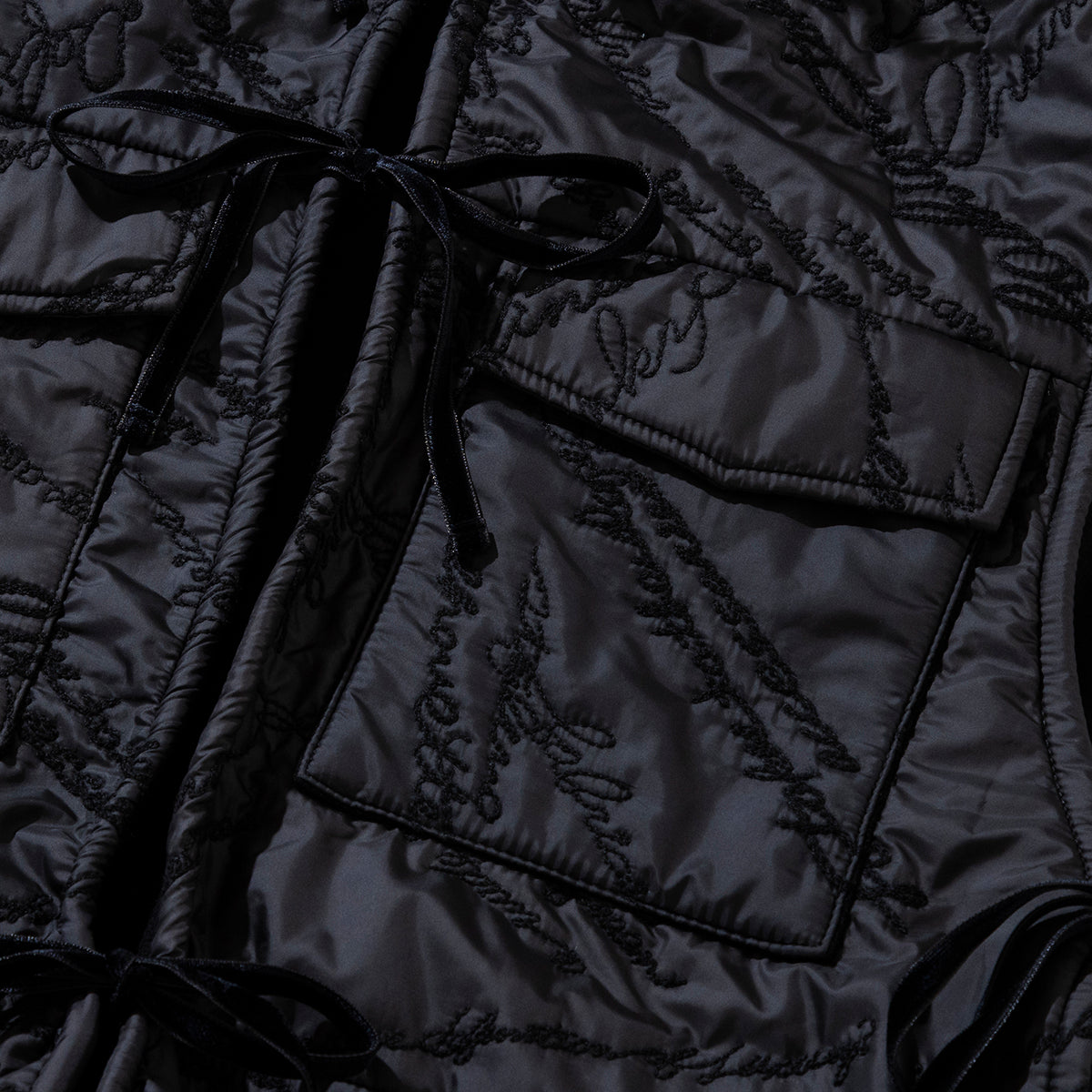 naokitomizuka Quilting ruffled gilet ナオキトミヅカ キルティング ラッフルド ジレ GRNTB016【レディース WOMENブランド 楽天NG 25FW】