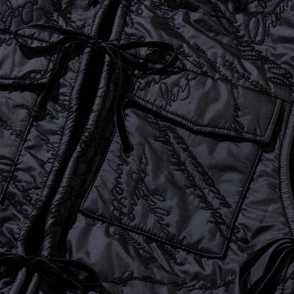 naokitomizuka Quilting ruffled gilet ナオキトミヅカ キルティング ラッフルド ジレ GRNTB016【レディース WOMENブランド 楽天NG 25FW】
