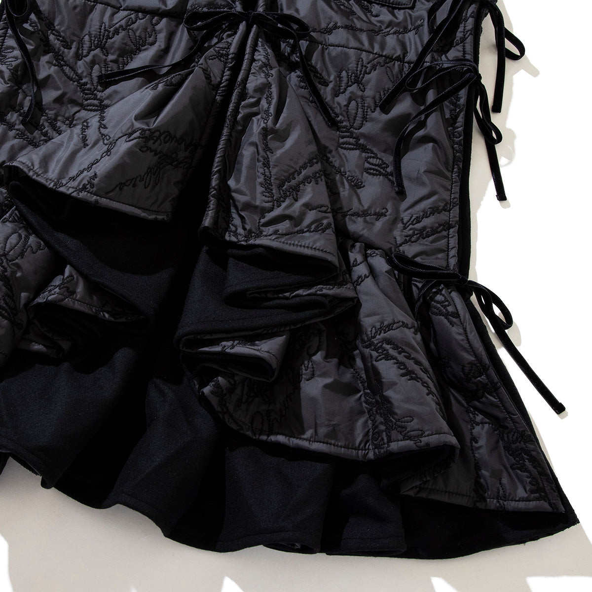 naokitomizuka Quilting ruffled gilet ナオキトミヅカ キルティング ラッフルド ジレ GRNTB016【レディース WOMENブランド 楽天NG 25FW】