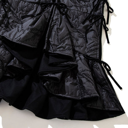 naokitomizuka Quilting ruffled gilet ナオキトミヅカ キルティング ラッフルド ジレ GRNTB016【レディース WOMENブランド 楽天NG 25FW】