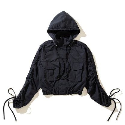 naokitomizuka WILD THINGS Gathered blouson ナオキトミヅカ ワイルドシングス ギャザード ブルゾン GRNTJ005【レディース WOMENブランド 楽天NG 25FW】